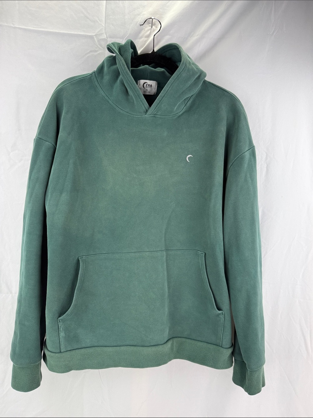 ZYIA Active Women’s Size XXXL Hunter Green Relaxation Hoodie Kangaroo Pocket